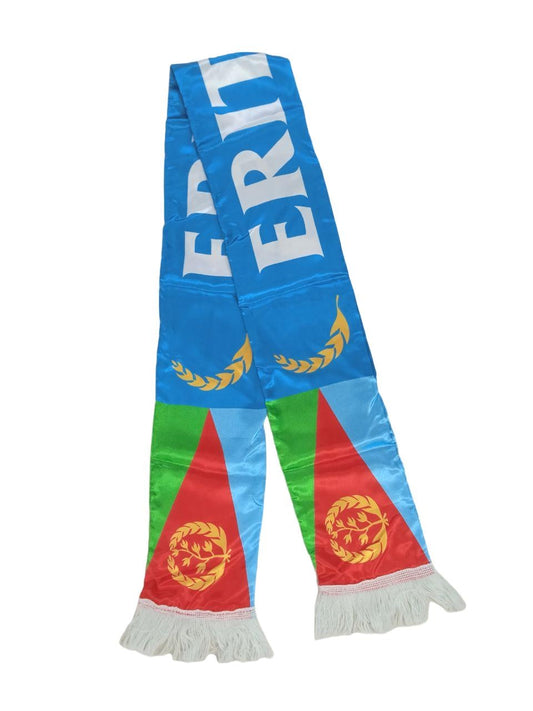 100% Stain eritrea eritrean Flag Scarf